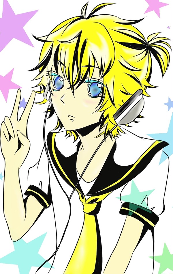 鏡音レン　書いてみた～