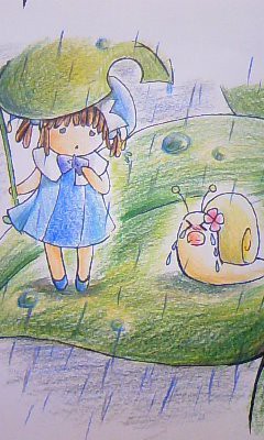 あめのようせいさんのおさんぽ