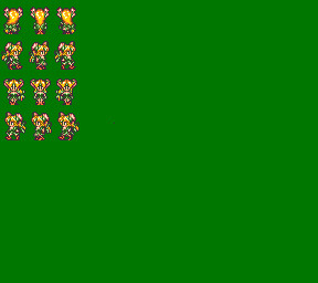 ドット絵リース歩行用グラ（RPGツクール2000）