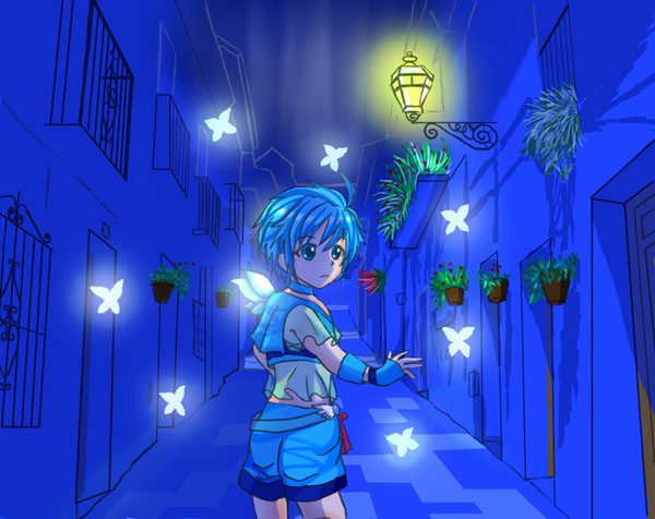 夜晚的地中海