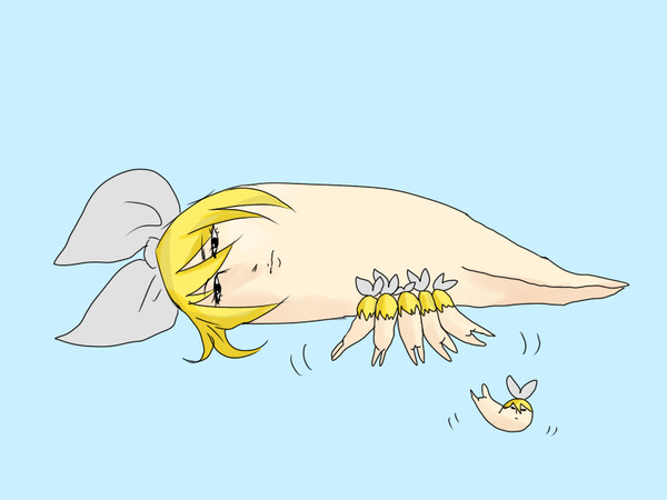 幼虫親子
