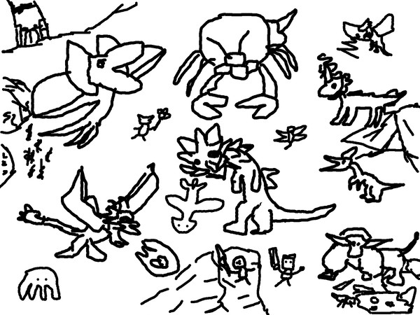 もんはんのなかまたち