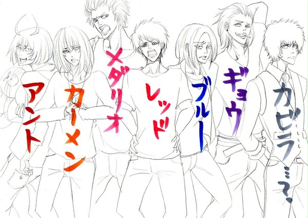 【サンレッド】マジで喧嘩の5秒前【擬人化】