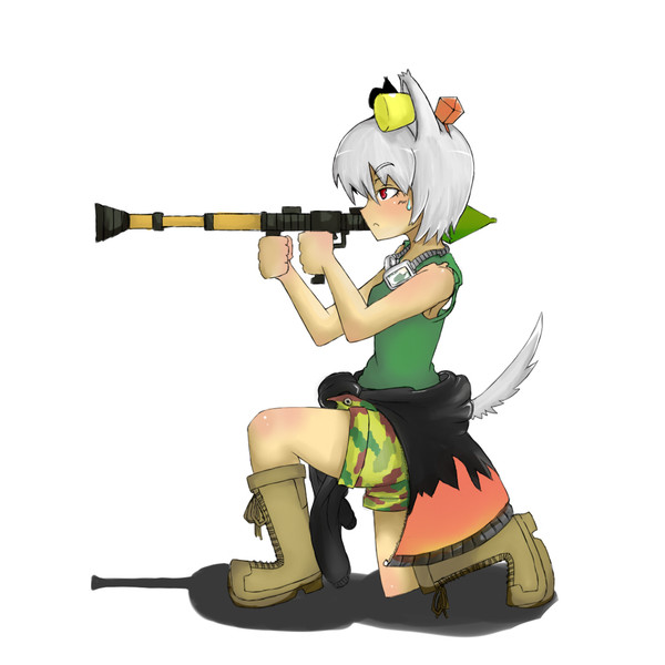 文「現代武器の取材よ!!」
