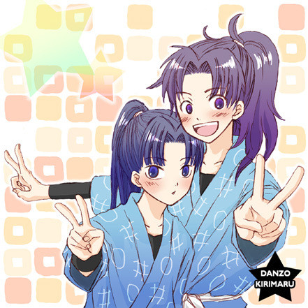 団蔵ときり丸でピース!