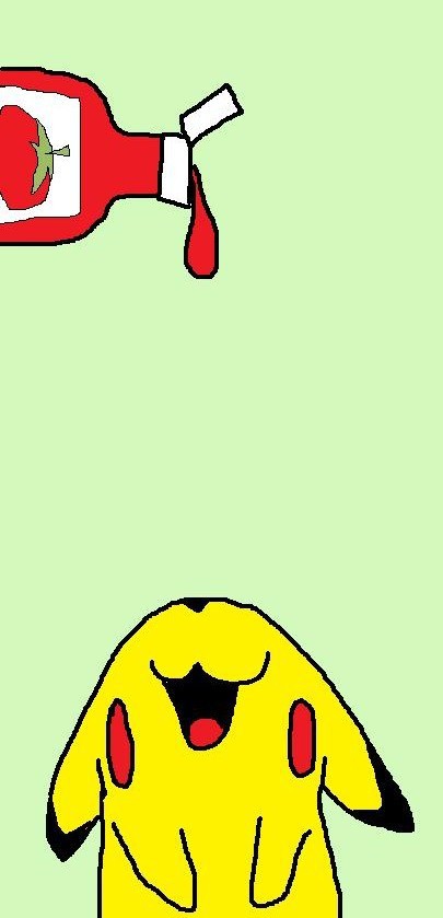 ピカチュウ ケチャップ