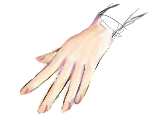 模写　手