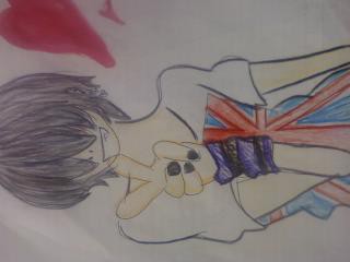 I LOVE イギリス旗