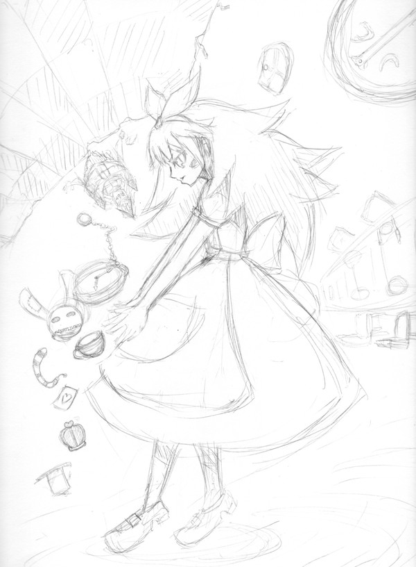不機嫌ｱﾘｽで落書き２