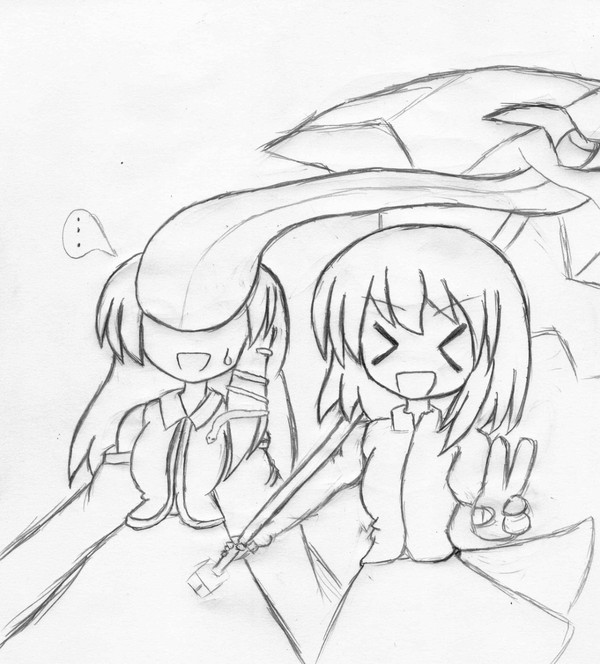 小傘と早苗さん