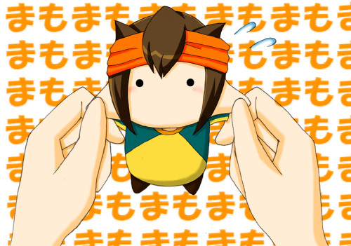 みよ～ん……