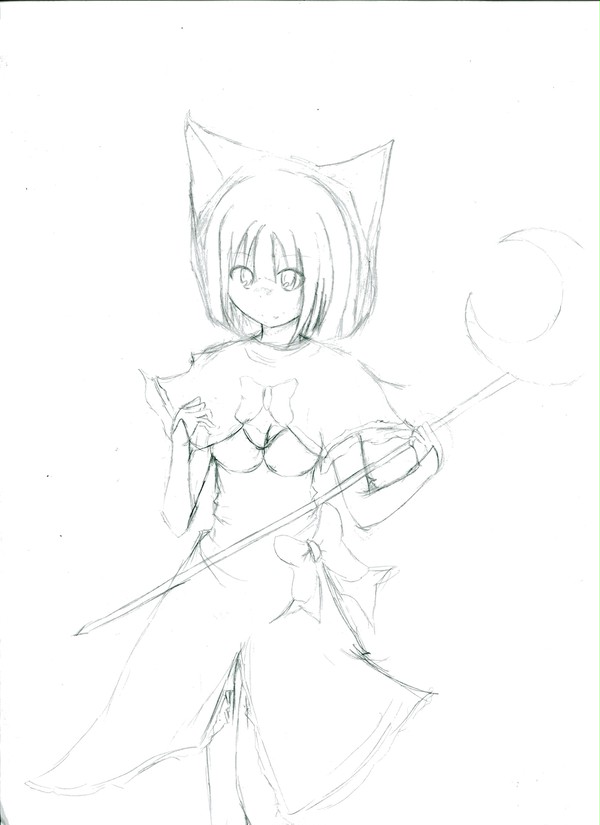 下描き