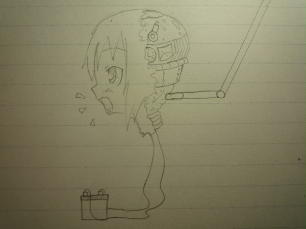 しゃべる首