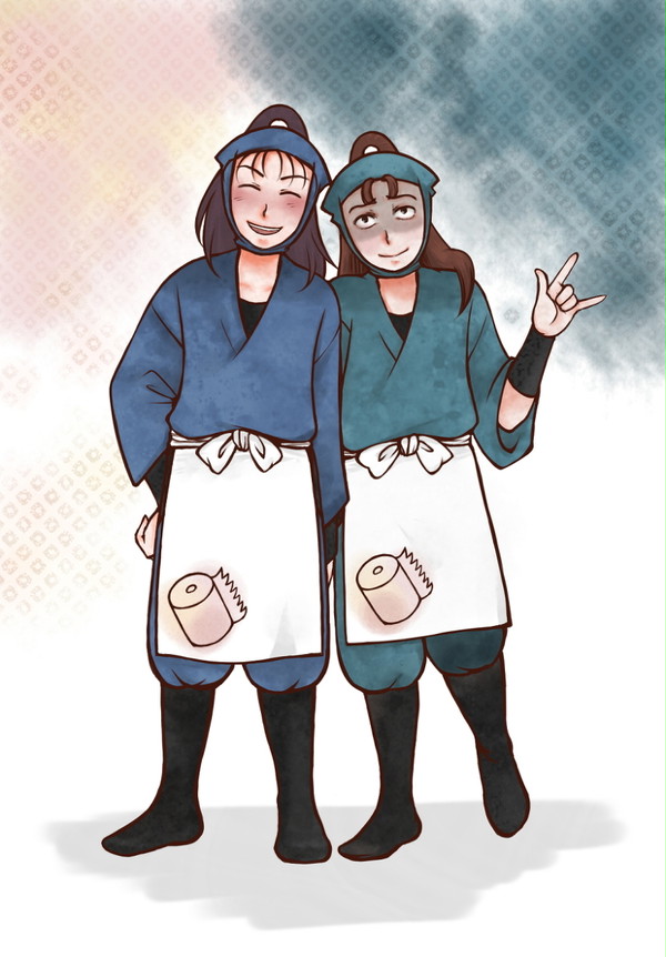 「「ようこそ幸運食堂へー！」」