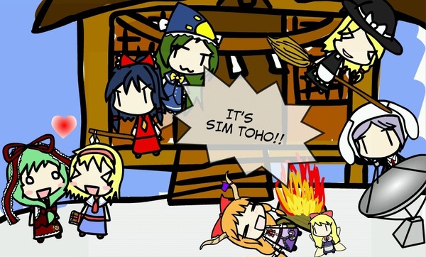 シム東方のプレイ風景をWalfasツールで