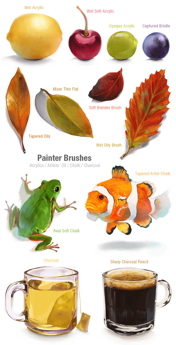 Painter Brushes 練習