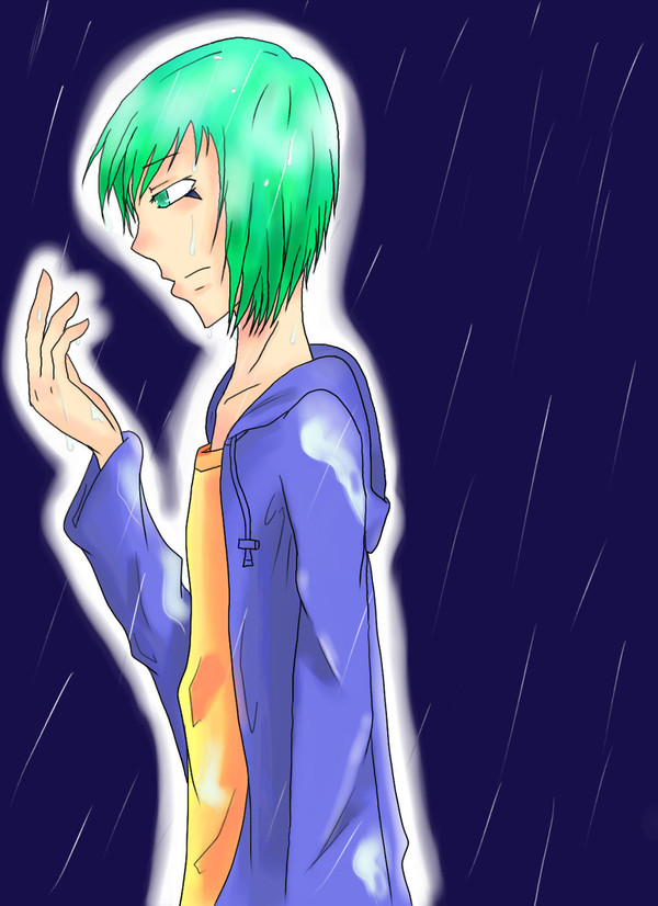 フラン　雨の中で・・・