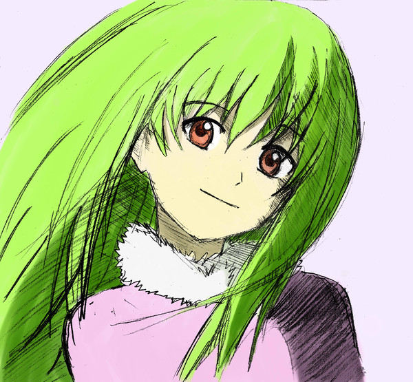 初めて色塗ってみました