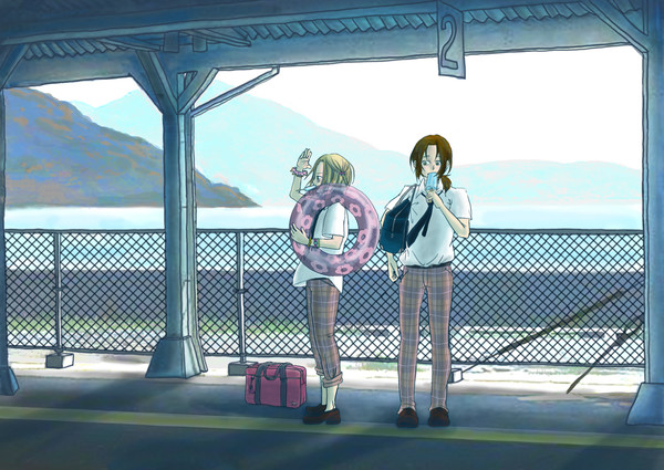 【学ヘタ】夏と海とアイスとふたり【連合王国】