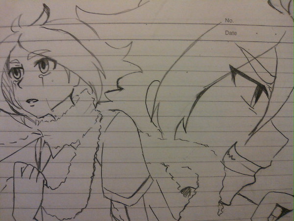 吹雪君描いてみた(←