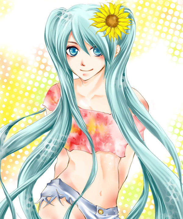 ミク初描き