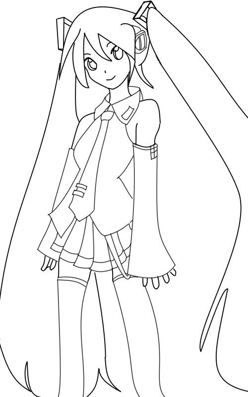 初音ミク（ただし手抜きである）
