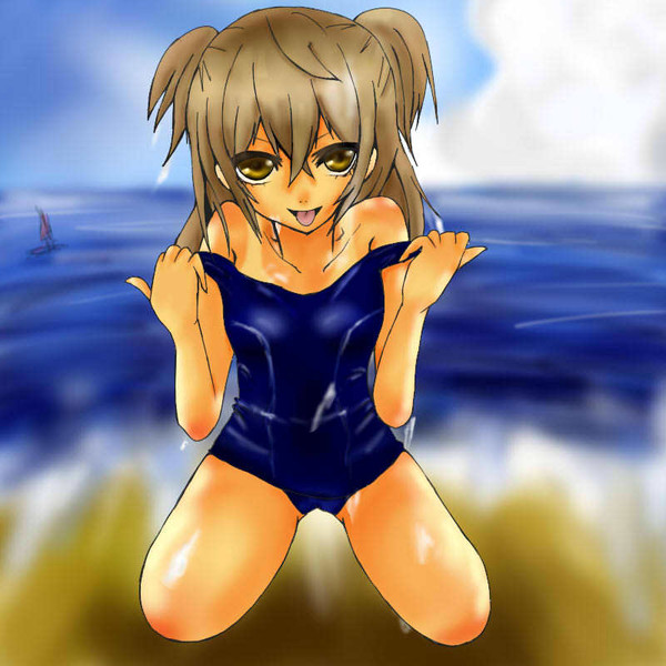 日焼け少女
