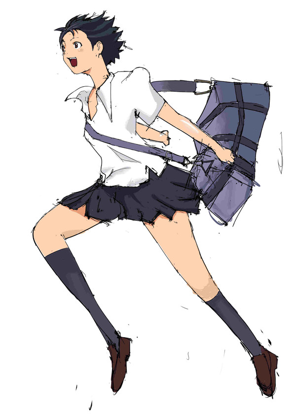 時をかける少女模写