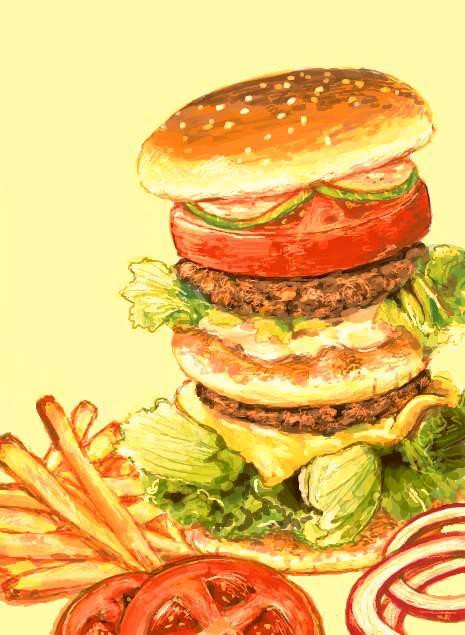 半バーガー