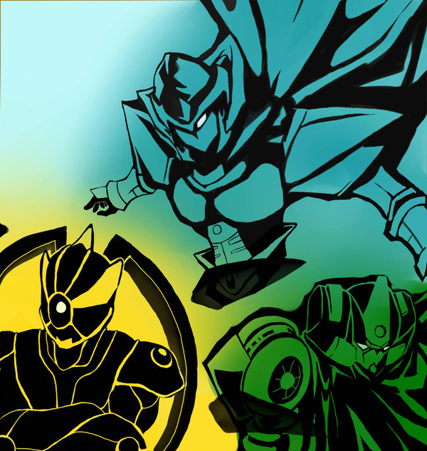 HERO's　シルエット
