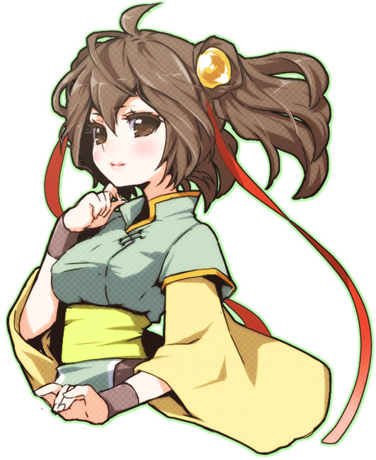 にっこり
