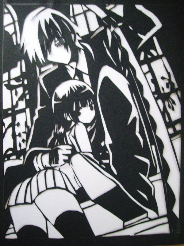 妖狐×僕SS 切り絵