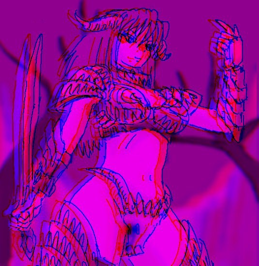 飛び出す？女戦士（その２）