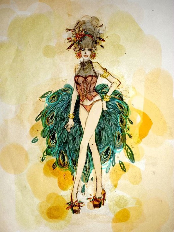 Peacock Girl