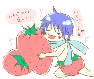 いちごアイス食べたい