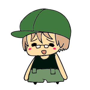 ぶるらじ風富竹さん・照れ顔