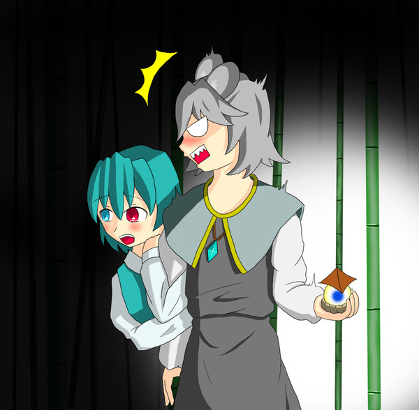 こが×ナズで肝試し