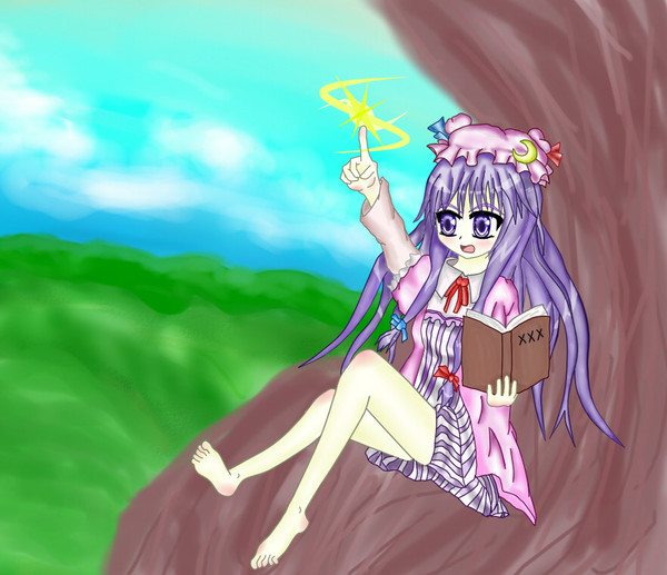 たまには外で魔法でも＾-＾