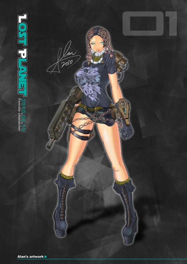 Lost Planet 2 個人角色設定 上色