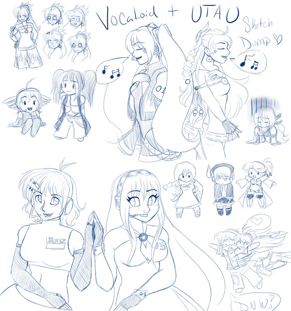 UTAU Vocaloid Sketches