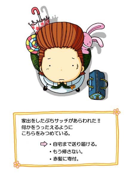 ぷち家出する。