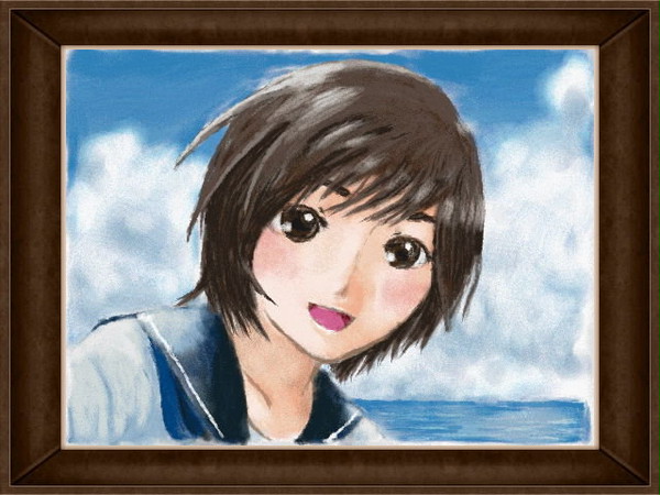 絵心教室で高嶺愛花さん