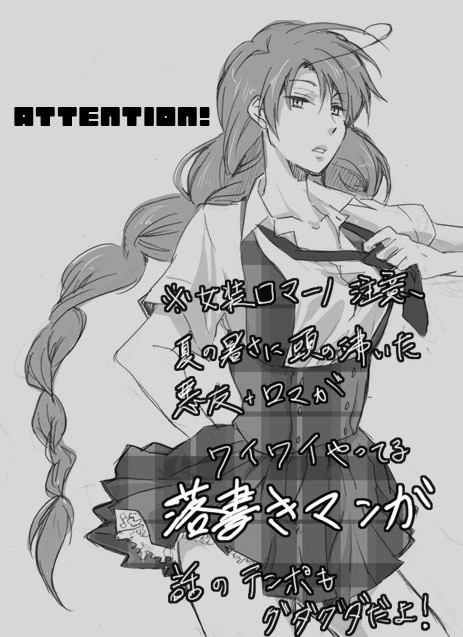 【ヘタリア】悪友+女装ロマ【腐向け】