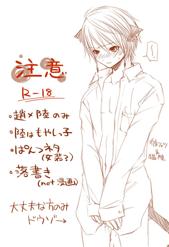 【腐 R-18】ぱんつ陸遜とか【趙陸】