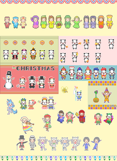 TDRドット絵つめあわせ