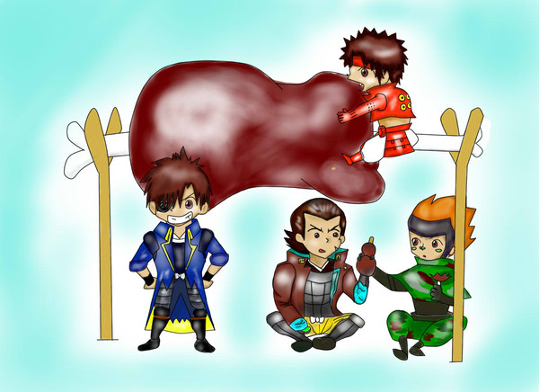 ちび主従4人