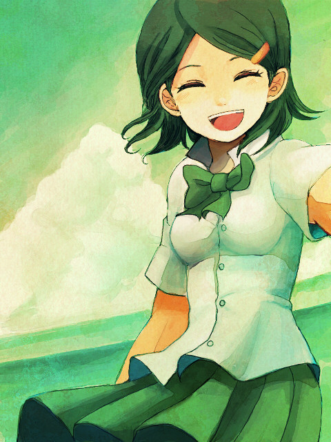 緑の女の子