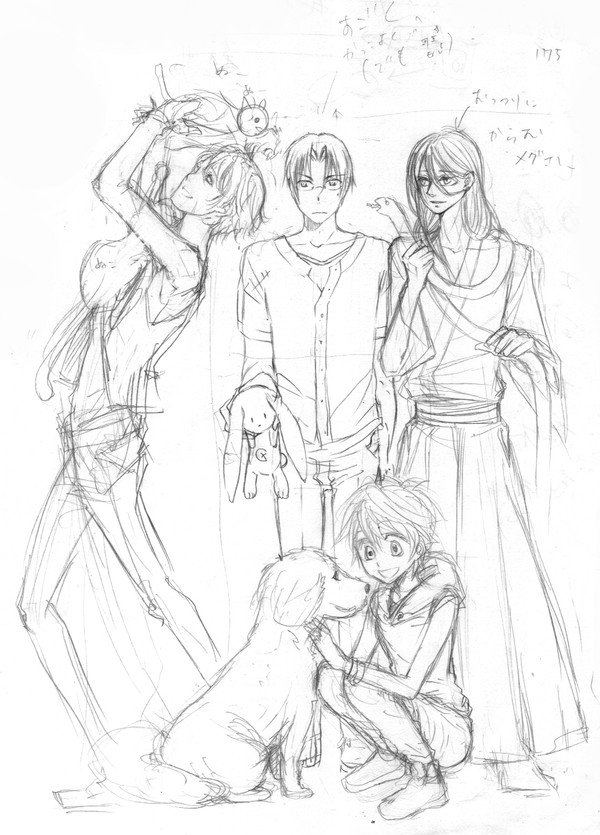 【合作】黒髪ーず