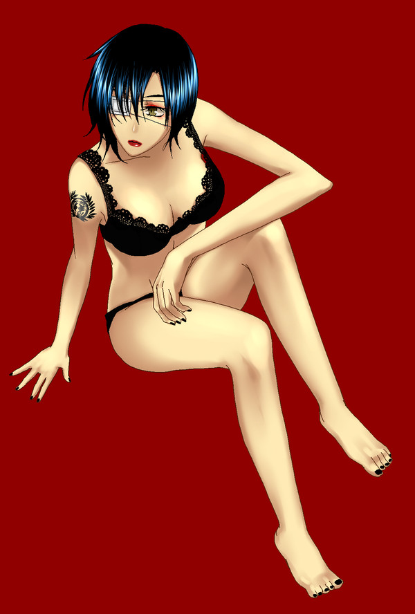 筆頭（注：女体化
