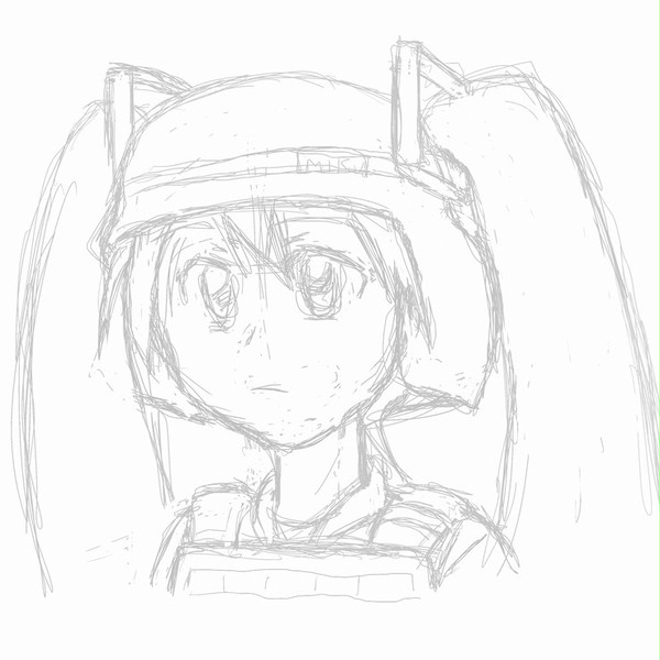 下描き